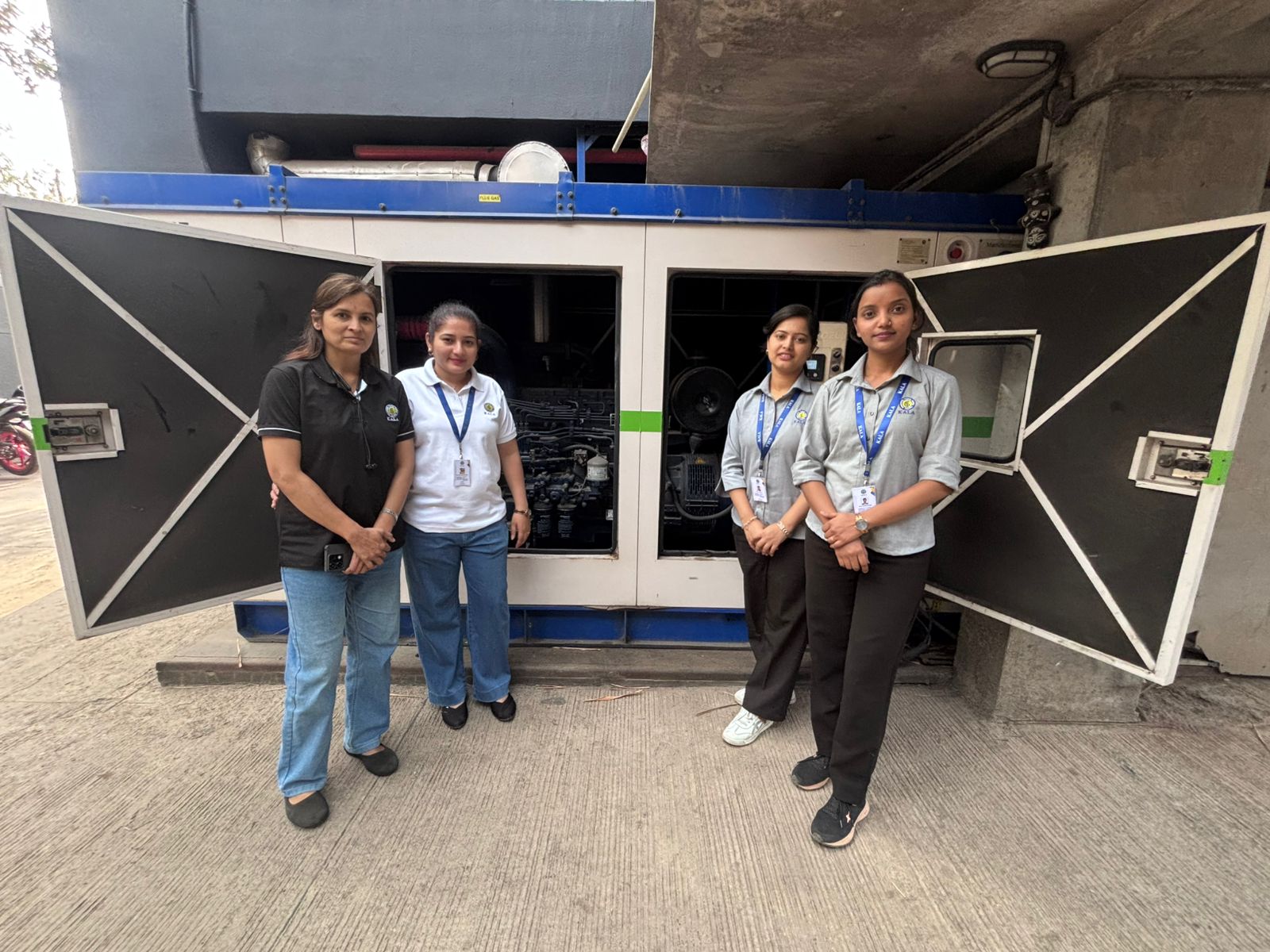 Women engineers on site